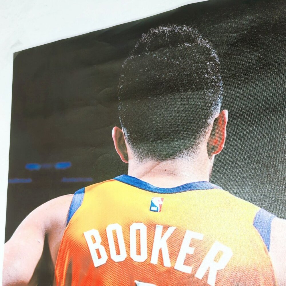 Devin Booker NBA Basketball Jersey Vinyl Poster 24x36 Phoenix Suns - Picture 3 of 5